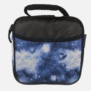 Arctic Zone Blue Space Zip Around Lunchbox w/ Bottle and Sandwich Holder Bundle